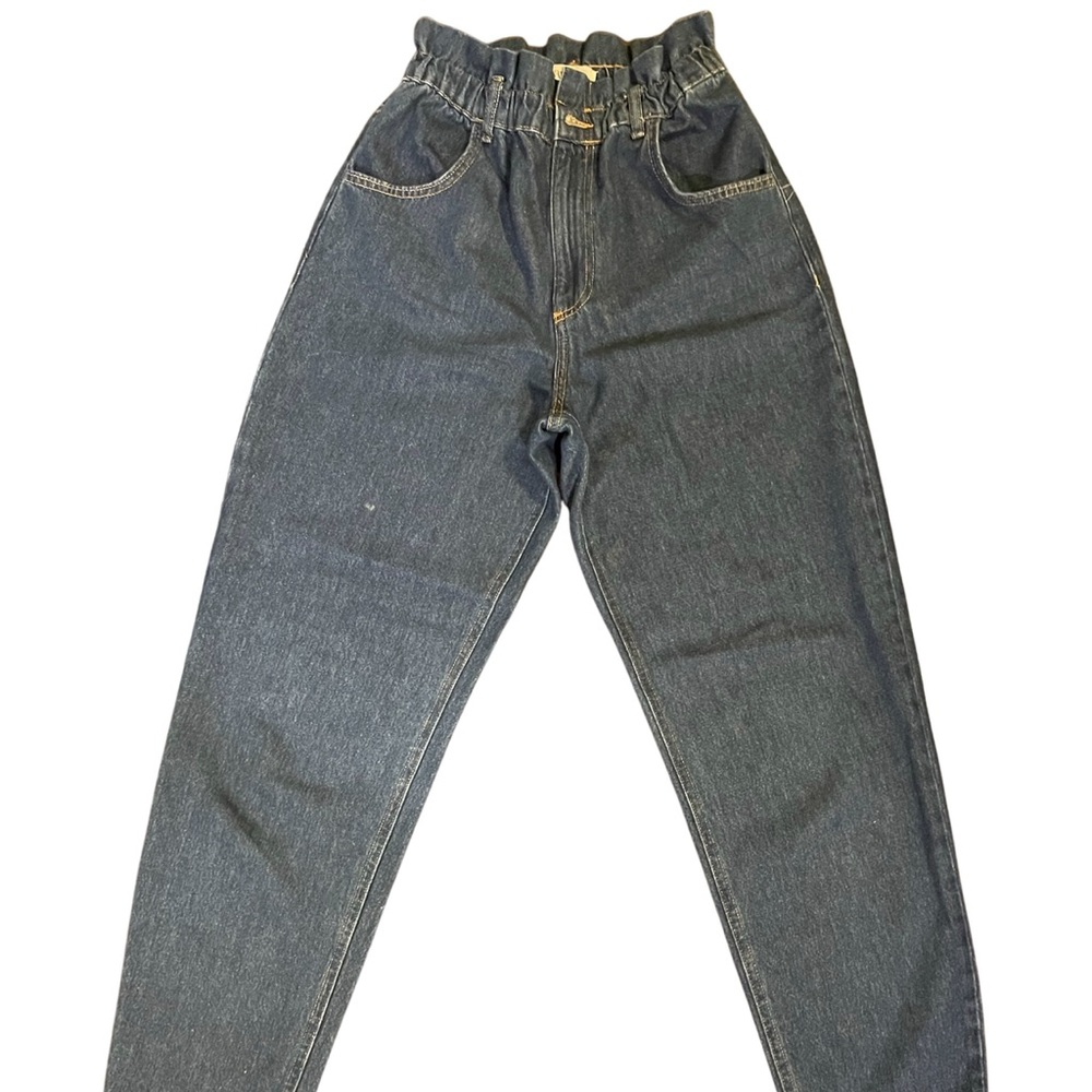 Zara Dark Blue Loose Fit Jeans